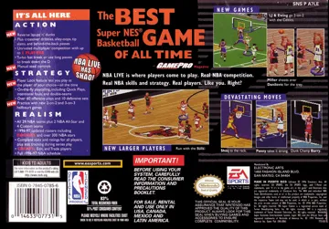 NBA Live 97 (USA) box cover back